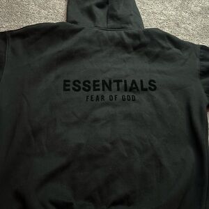 Fear of God Essentials Black Hoodie